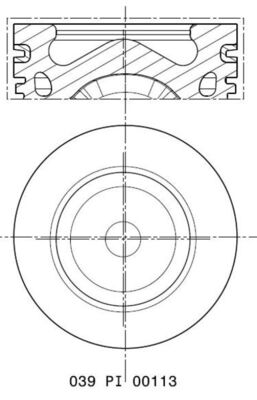 Поршень MAHLE/KNECHT 039 PI 00113 012