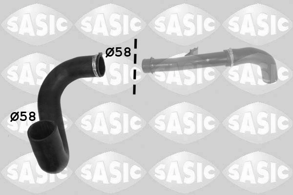 Трубка нагнетаемого воздуха SASIC 3336309