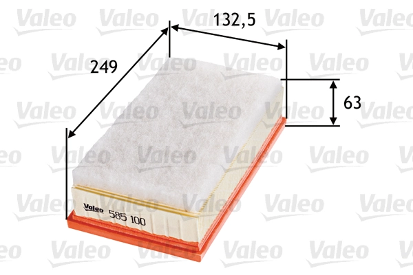 Воздушный фильтр VALEO 585100