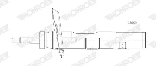 Амортизатор monroe original (gas technology) MONROE G8669