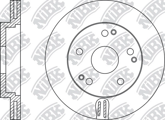 Тормозной диск NIBK RN1071
