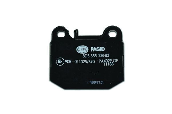 Комплект тормозных колодок дисковый тормоз HELLA/BEHR/PAGID 8DB 355 008-831