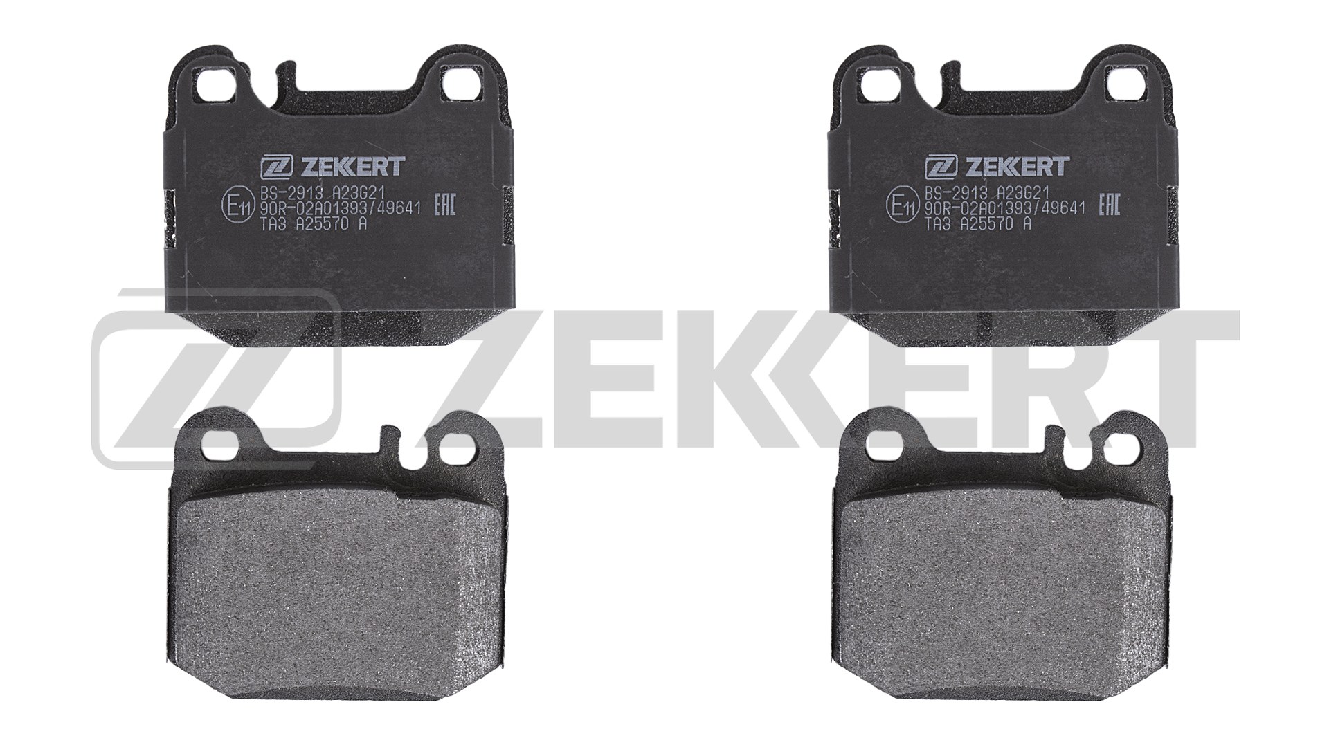 Комплект тормозных колодок дисковый тормоз ZEKKERT BS-2913