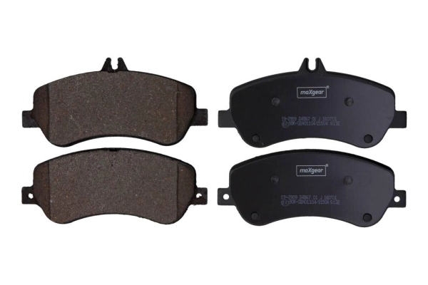 Комплект тормозных колодок дисковый тормоз MAXGEAR 19-2909