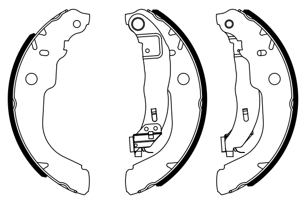 Комплект тормозных колодок BOSCH 0 986 487 960