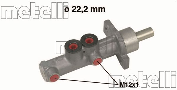 Главный тормозной цилиндр METELLI 05-0597