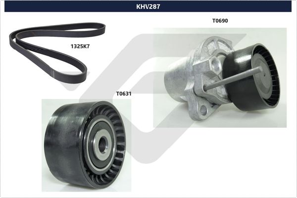 Поликлиновой ременный комплект HUTCHINSON KHV 287