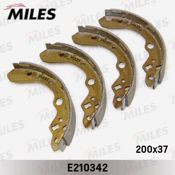Комплект тормозных колодок MILES E210342