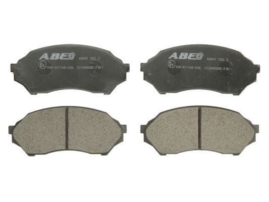 Комплект тормозных колодок дисковый тормоз ABE C13045ABE