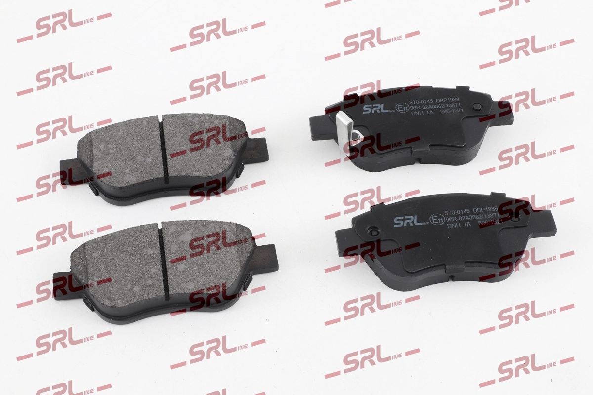 Комплект тормозных колодок дисковый тормоз SRLINE S70-0145