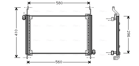 Конденсатор кондиционер AVA QUALITY COOLING FTA5127