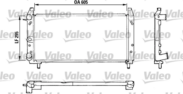 Радиатор охлаждение двигателя VALEO 810924