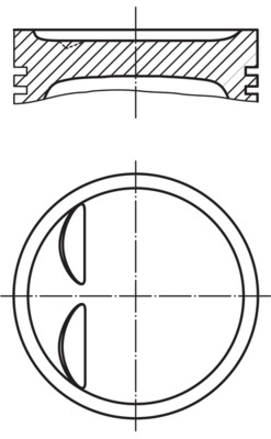 Поршень MAHLE/KNECHT 008 77 01