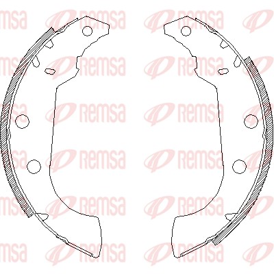 Тормозные колодки REMSA 4135.00