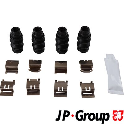 Комплектующие колодки дискового тормоза jp group