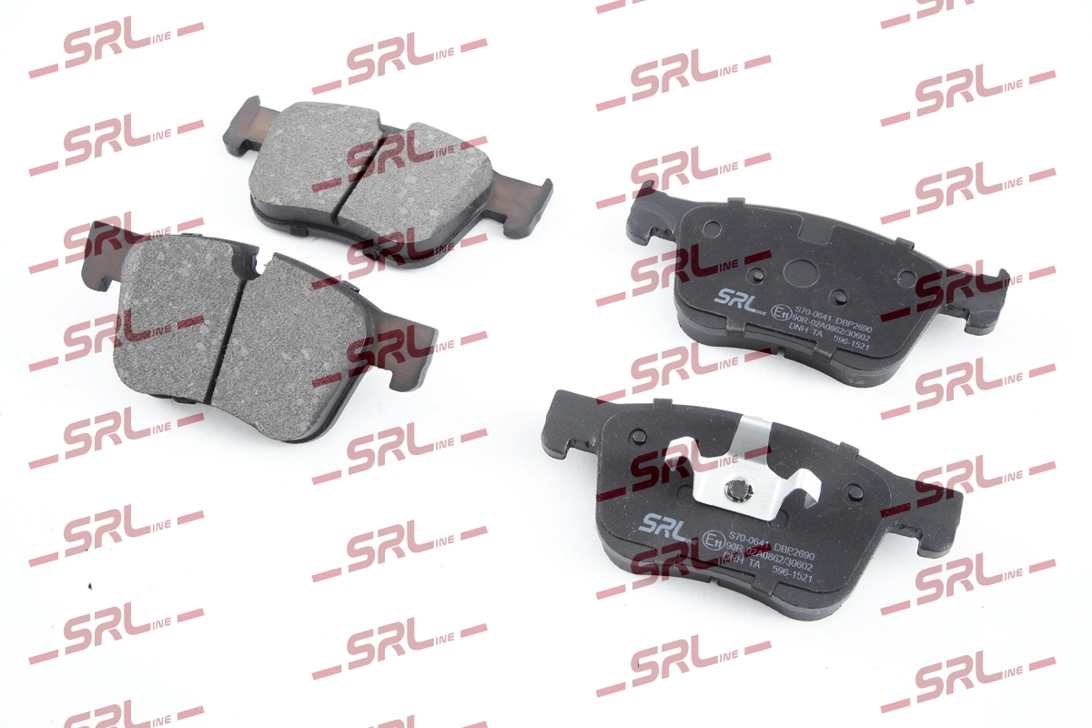Комплект тормозных колодок дисковый тормоз SRLINE S70-0641