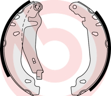 Комплект тормозных колодок essential line BREMBO S 61 539