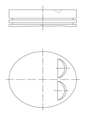 Поршень MAHLE/KNECHT 039 PI 00122 001