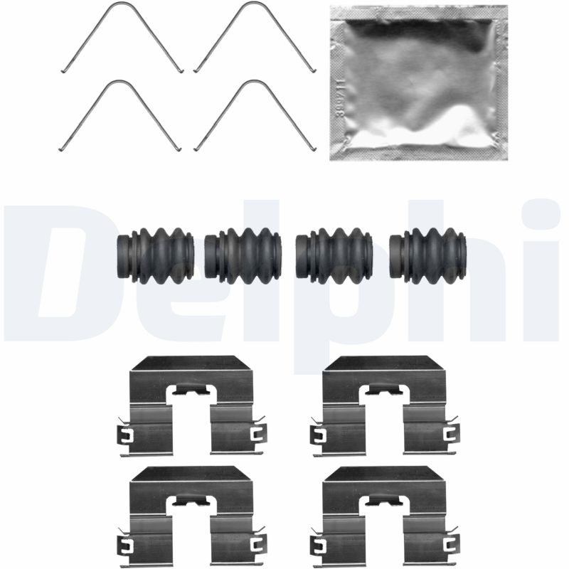 Комплектующие колодки дискового тормоза DELPHI LX0706