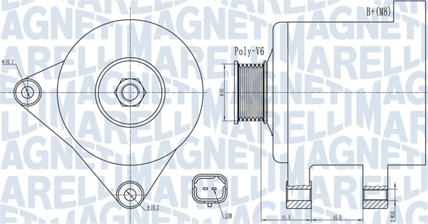 Генератор MAGNETI MARELLI 063732015010