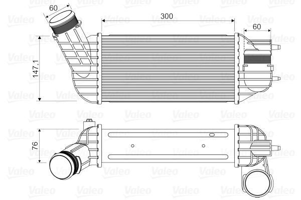 Интеркулер VALEO 818345