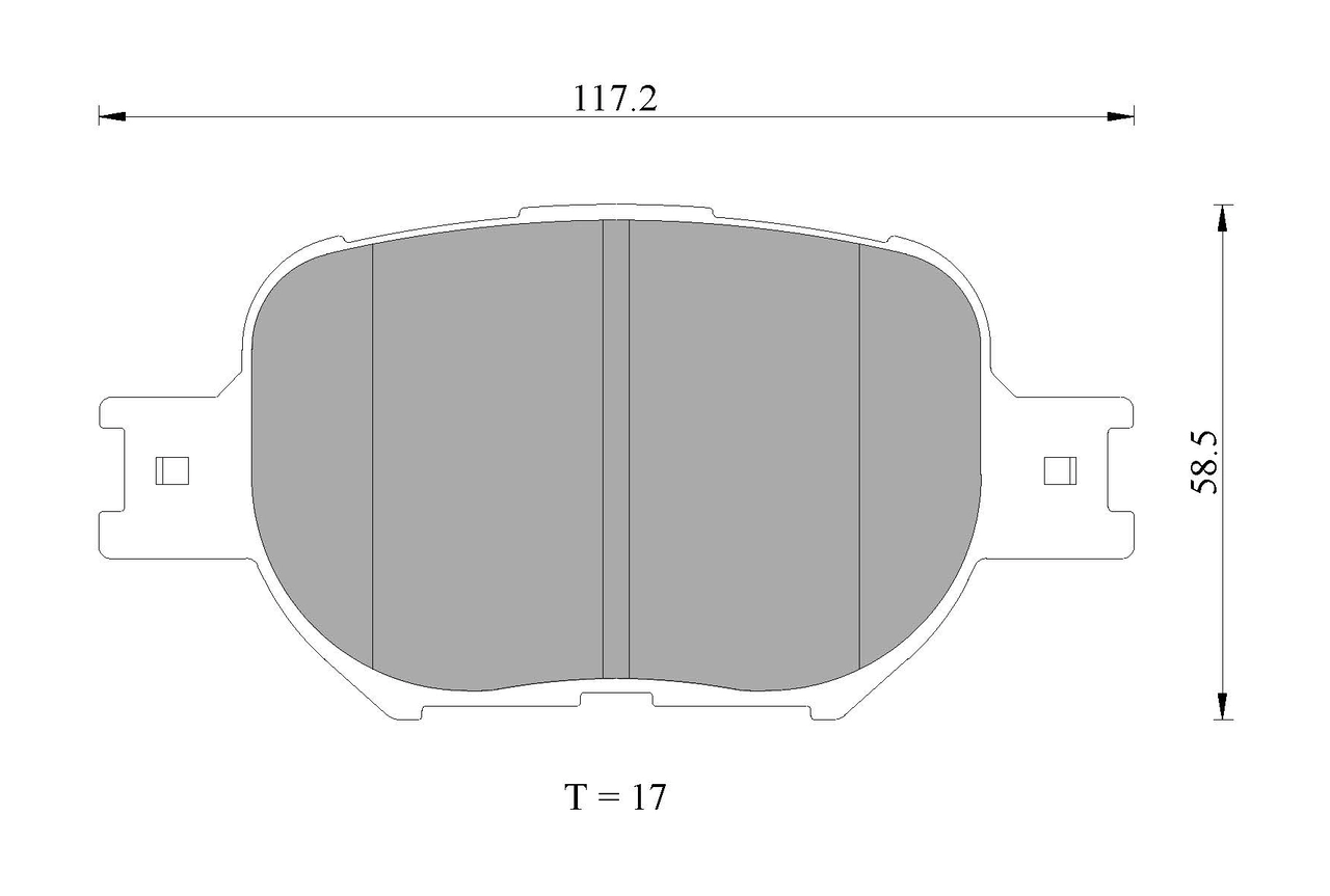 Комплект тормозных колодок дисковый тормоз BOSCH 0 986 AB2 380
