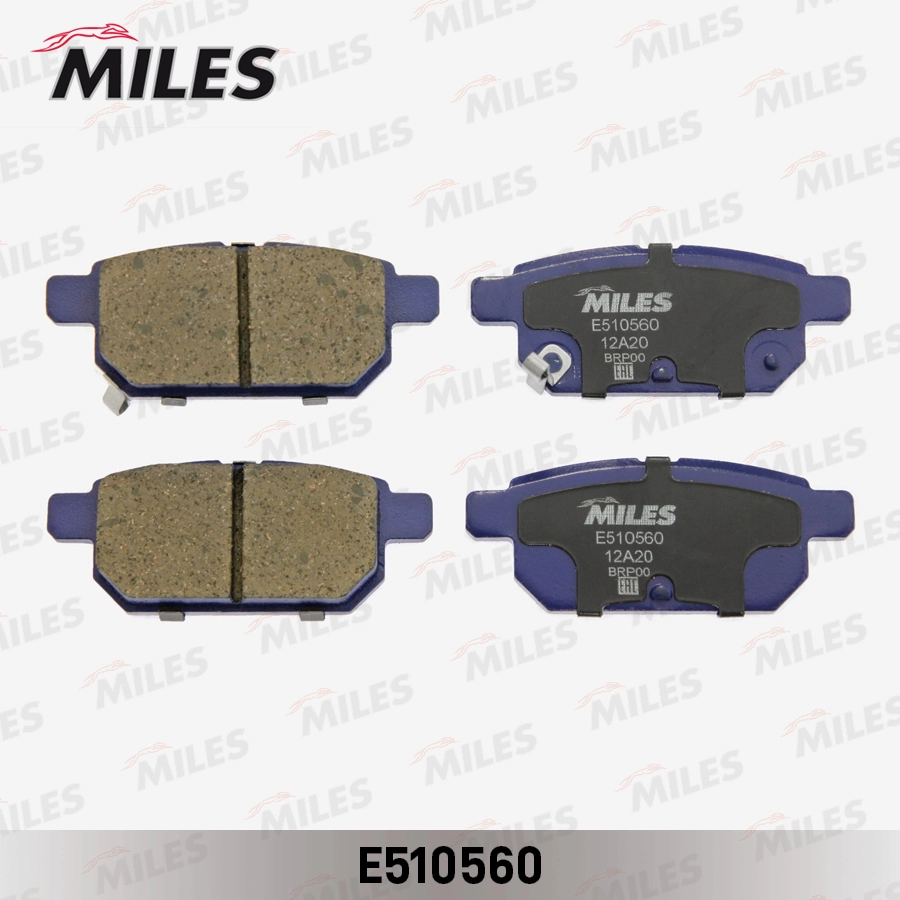 Комплект тормозных колодок дисковый тормоз MILES E510560