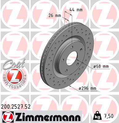 Тормозной диск sport brake disc z