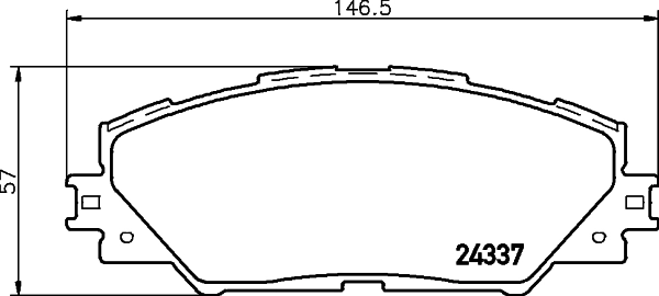 Комплект тормозных колодок дисковый тормоз NISSHINBO NP1058SC