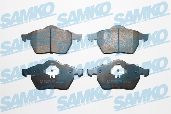 Комплект тормозных колодок дисковый тормоз SAMKO 5SP669