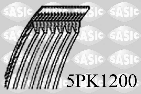 Поликлиновой ремень SASIC 5PK1200