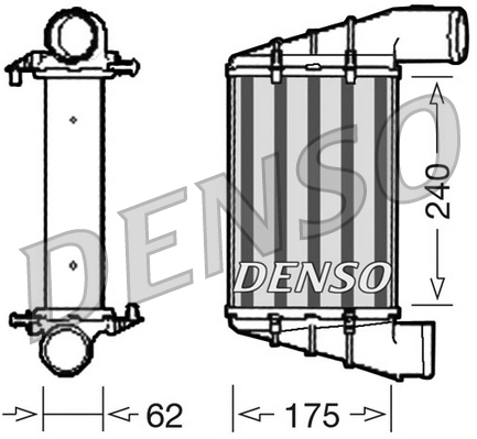 Интеркулер DENSO DIT02001