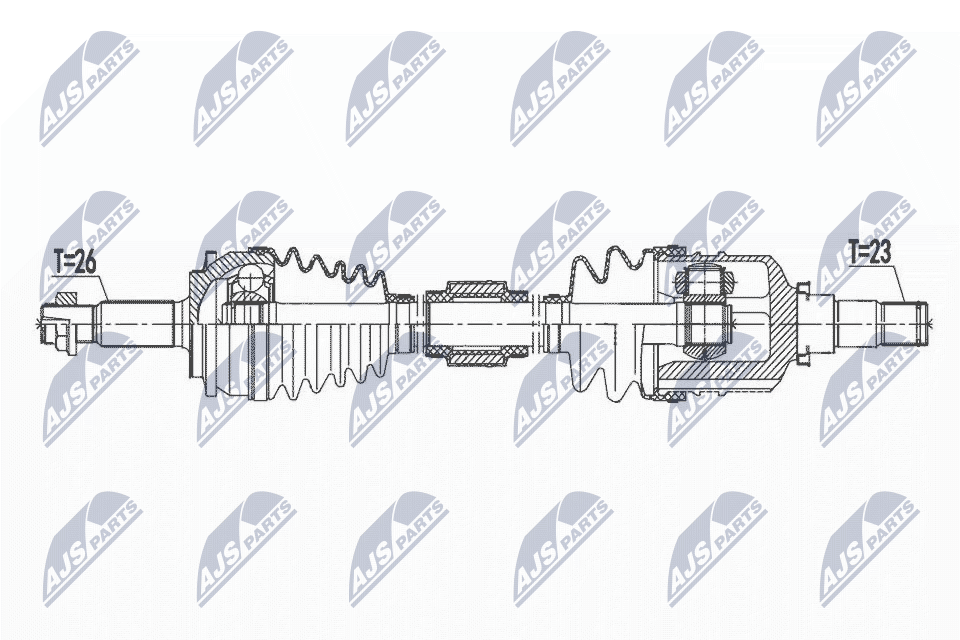 Приводной вал NTY NPW-TY-159