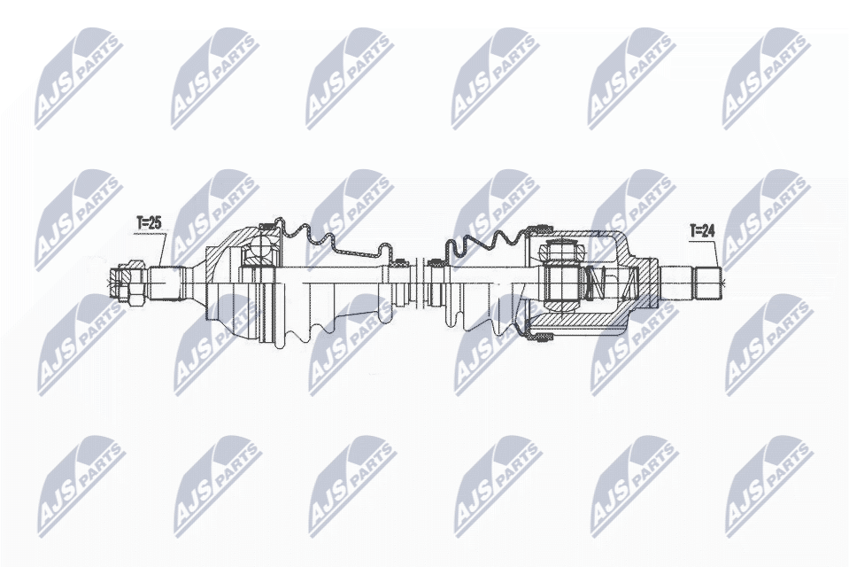 Приводной вал NTY NPW-CT-139