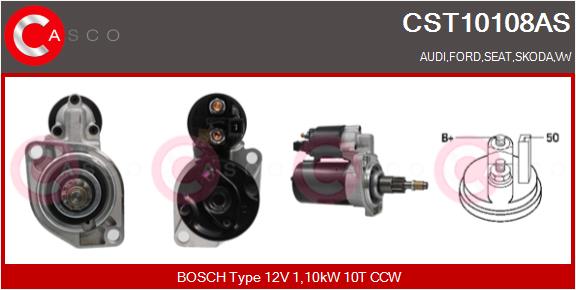 Стартер CASCO CST10108AS