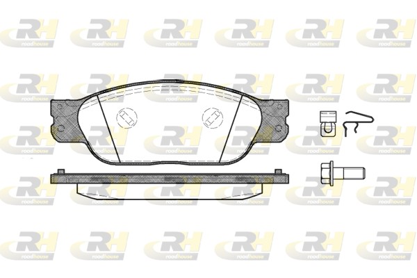 Комплект тормозных колодок дисковый тормоз ROADHOUSE 2731.00