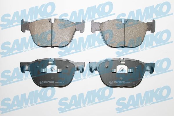 Комплект тормозных колодок дисковый тормоз SAMKO 5SP1496