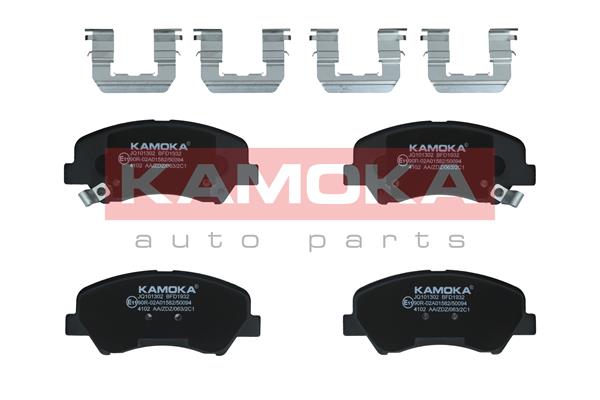 Комплект тормозных колодок дисковый тормоз KAMOKA JQ101302