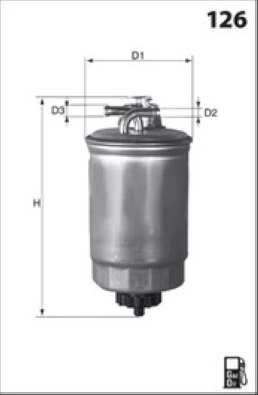 Топливный фильтр MECAFILTER ELG5276