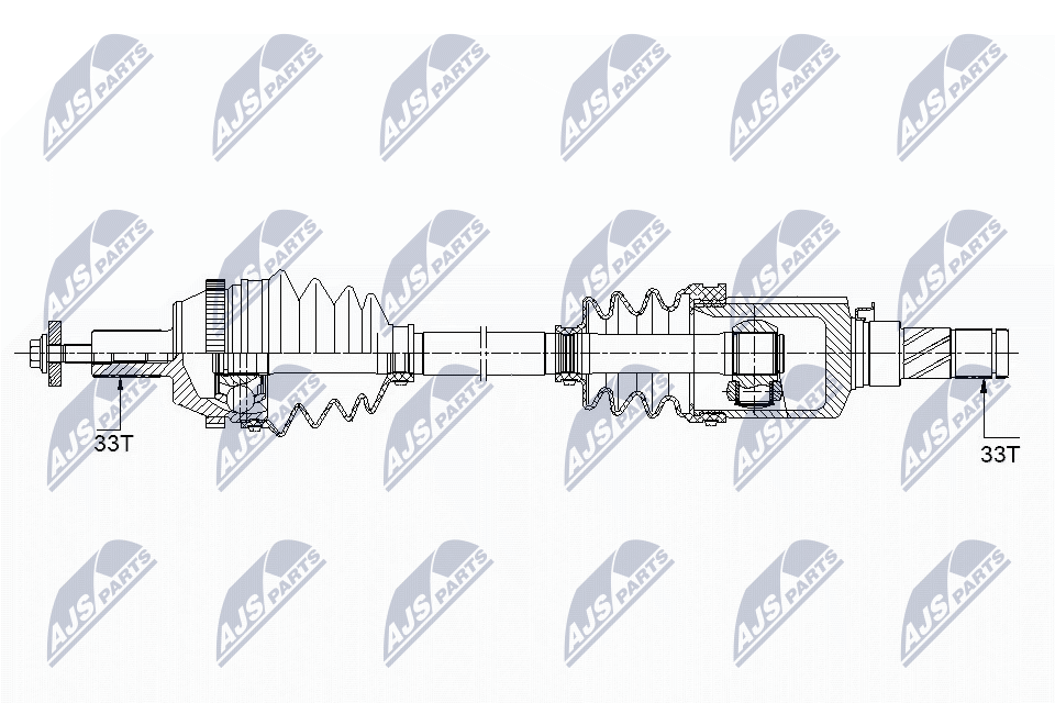 Приводной вал NTY NPW-ME-122