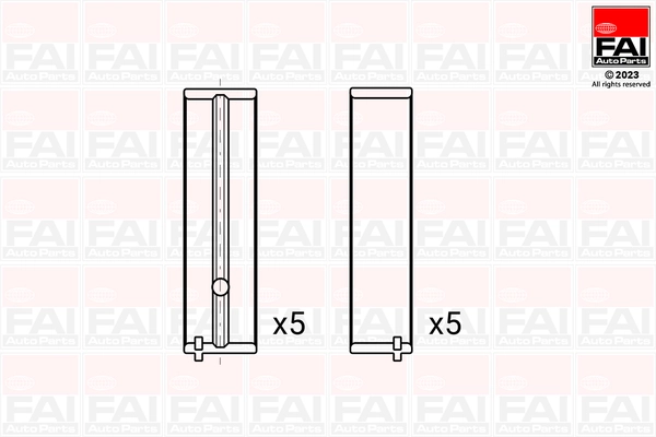 Подшипник коленвала FAI AUTOPARTS BM1152-STD