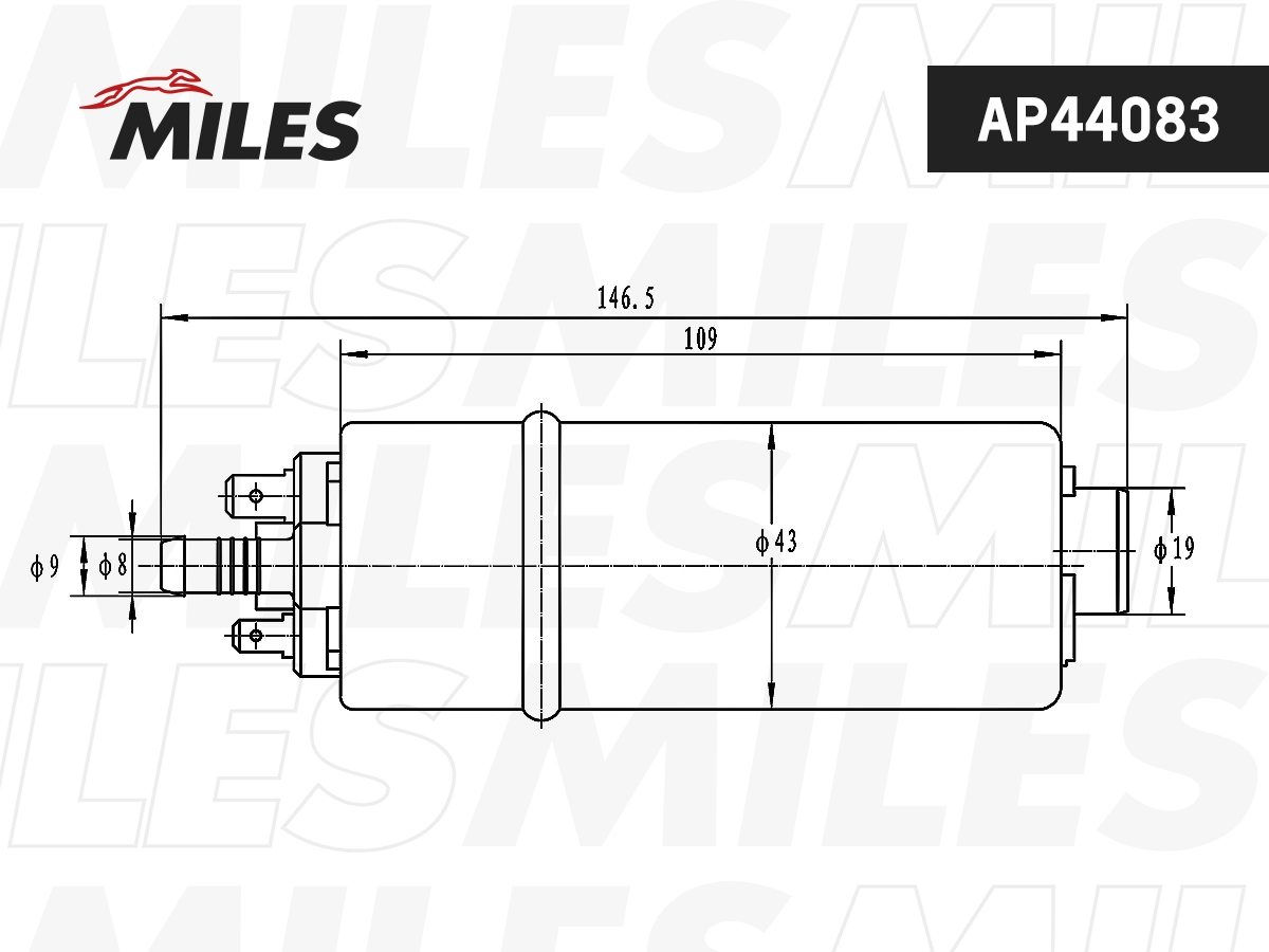 Топливный насос MILES AP44083