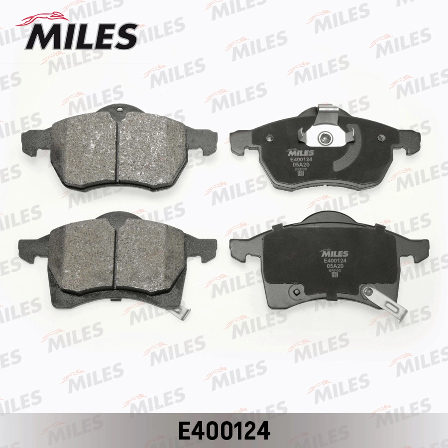 Комплект тормозных колодок дисковый тормоз MILES E400124