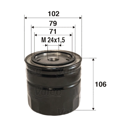 Масляный фильтр VALEO 586025