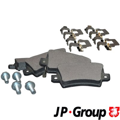 Комплект тормозных колодок дисковый тормоз jp group