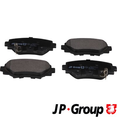 Комплект тормозных колодок дисковый тормоз jp group