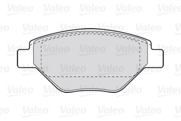 Комплект тормозных колодок дисковый тормоз VALEO 301557
