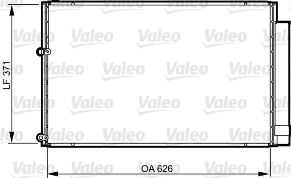Конденсатор кондиционер VALEO 814158