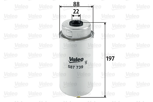 Топливный фильтр VALEO 587739