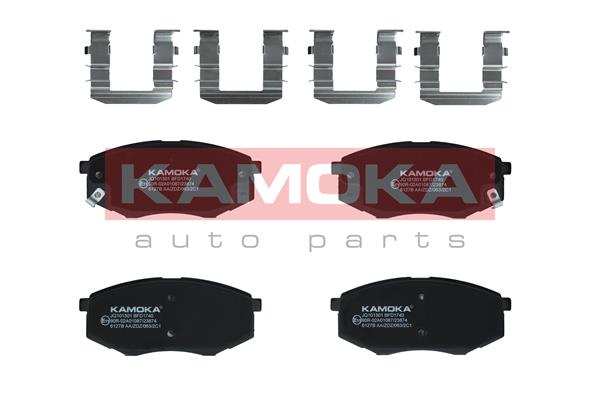 Комплект тормозных колодок дисковый тормоз KAMOKA JQ101301
